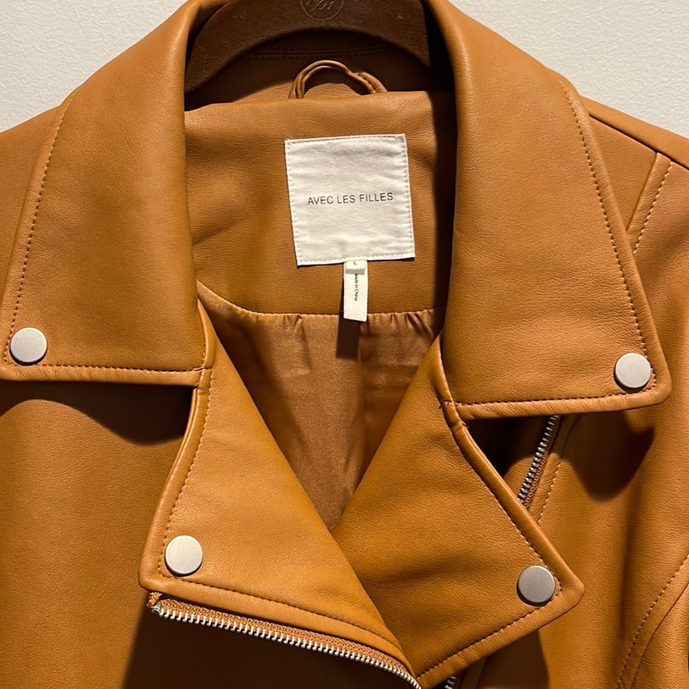 Acec Les Filles Large faux leather jacket - Picture 2 of 8